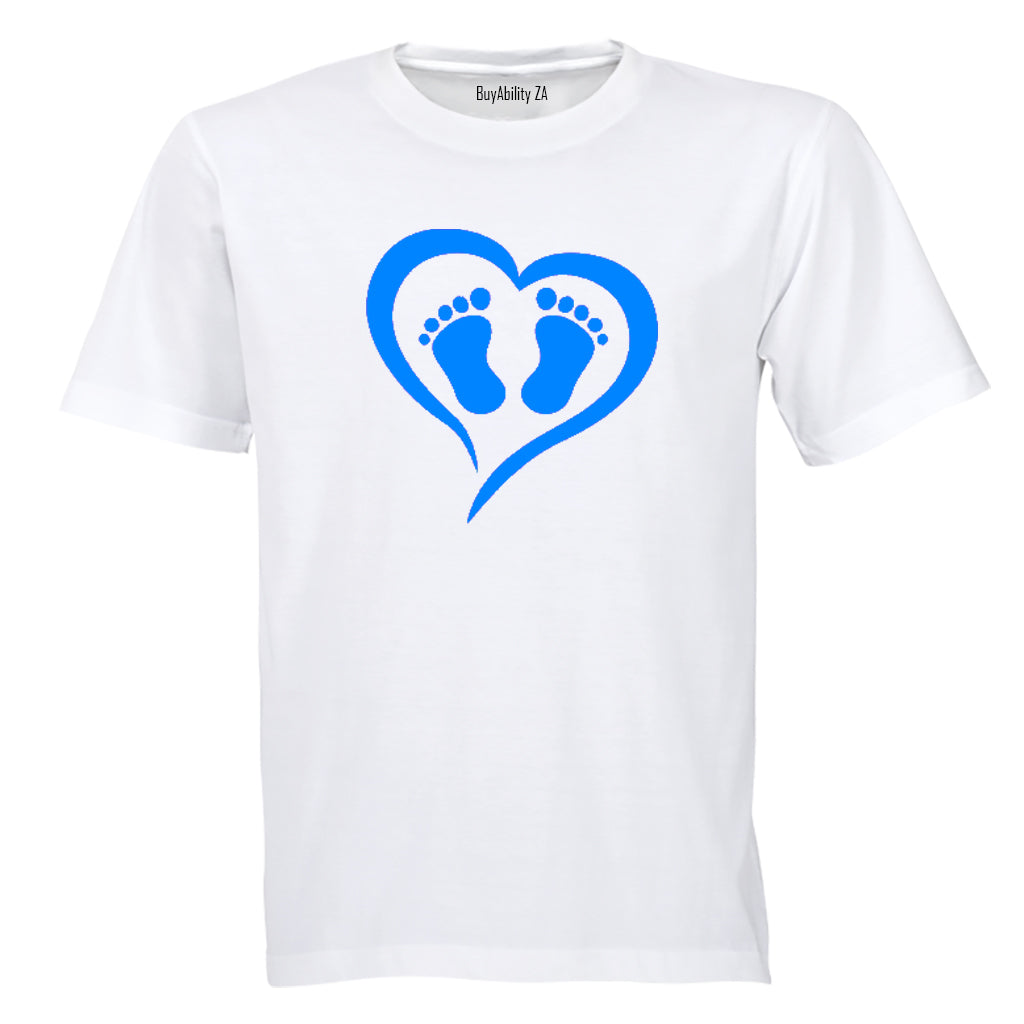 Little Feet - Blue - Adults - T-Shirt - BuyAbility South Africa