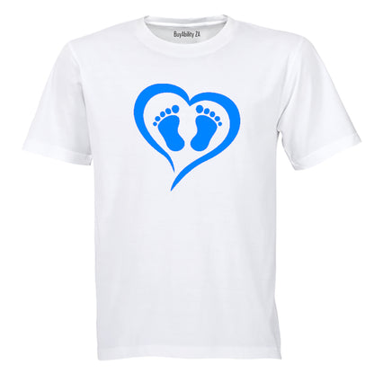 Little Feet - Blue - Adults - T-Shirt - BuyAbility South Africa