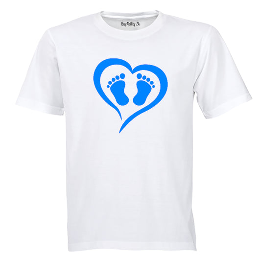 Little Feet - Blue - Adults - T-Shirt - BuyAbility South Africa