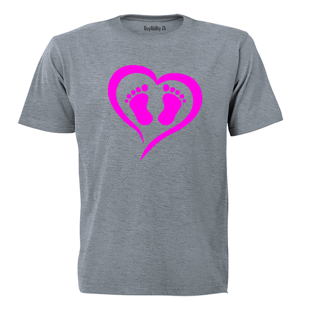 Little Feet - Pink - Adults - T-Shirt - BuyAbility South Africa