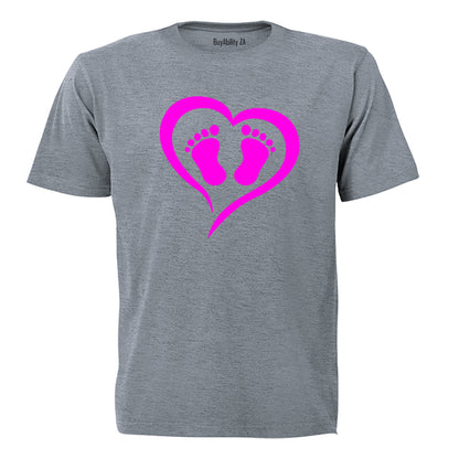 Little Feet - Pink - Adults - T-Shirt - BuyAbility South Africa