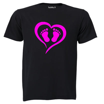 Little Feet - Pink - Adults - T-Shirt - BuyAbility South Africa