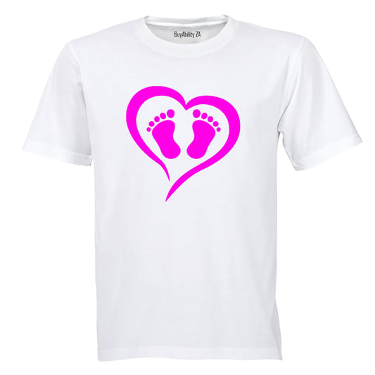 Little Feet - Pink - Adults - T-Shirt - BuyAbility South Africa