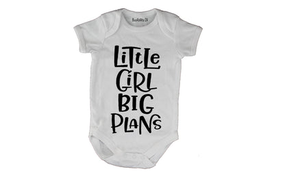 Little Girl - Big Plans - Baby Grow
