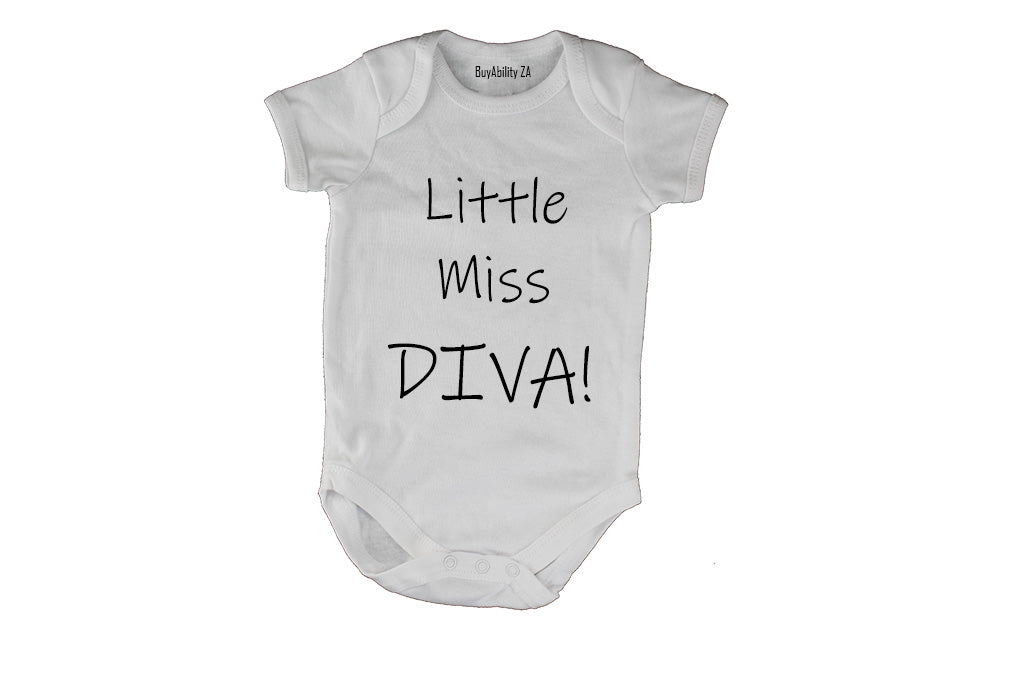 Little Miss DIVA - Baby Grow - BuyAbility