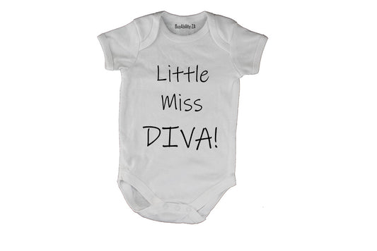 Little Miss DIVA - Baby Grow - BuyAbility