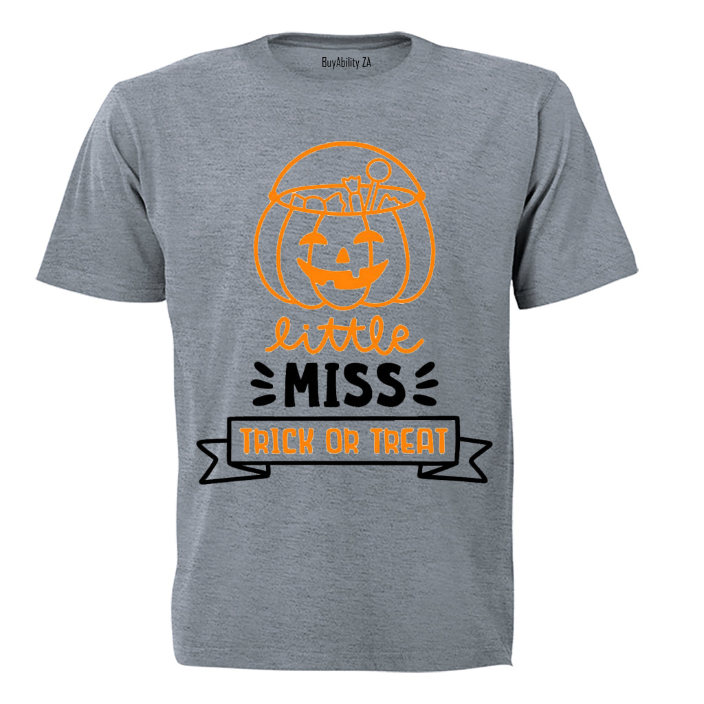 Little MISS Trick or Treat - Halloween - Kids T-Shirt