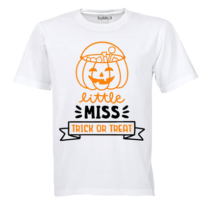 Little MISS Trick or Treat - Halloween - Kids T-Shirt