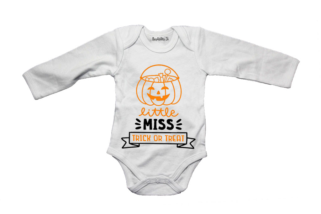 Little MISS Trick or Treat - Halloween - Baby Grow