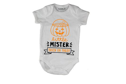 Little MISTER Trick or Treat - Halloween - Baby Grow