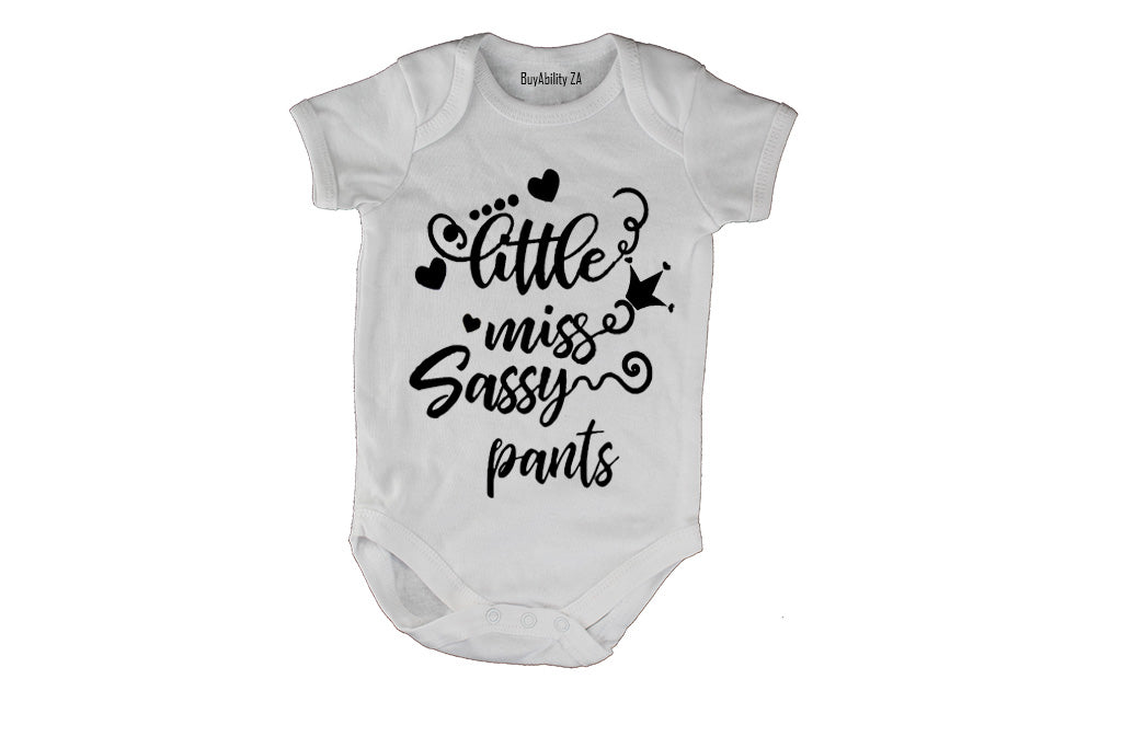 Little Miss Sassy Pants - Baby Grow