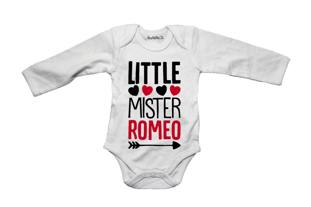Little Mister Romeo - Valentine - Baby Grow