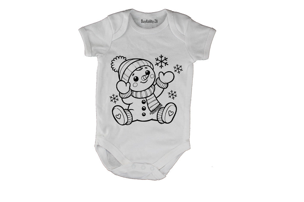 Little Snowman - Christmas - Baby Grow - BuyAbility South Africa