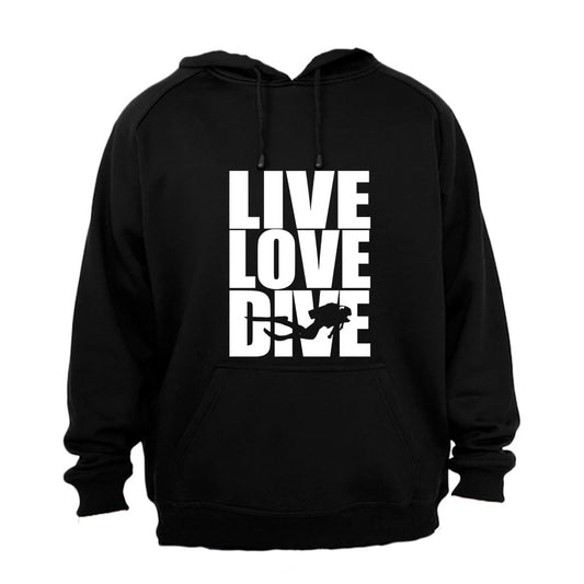 Live. Love. Dive - Hoodie - BuyAbility South Africa