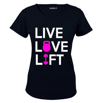 Live. Love. Lift - Ladies - T-Shirt