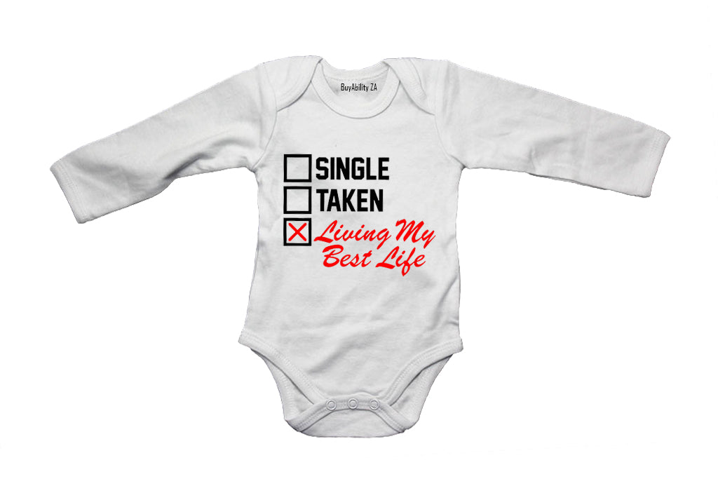 Living My Best Life - Valentine - Baby Grow