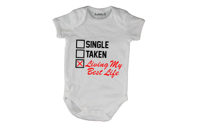 Living My Best Life - Valentine - Baby Grow