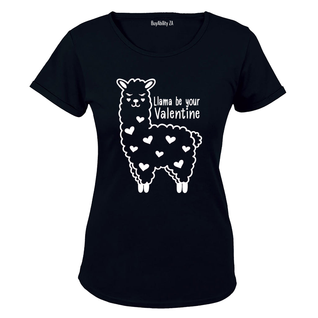 Llama Be Your Valentine - Ladies - T-Shirt