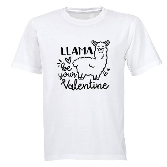 Llama Be Your Valentine - Kids T-Shirt - BuyAbility South Africa
