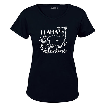 Llama Be Your Valentine - Ladies - T-Shirt
