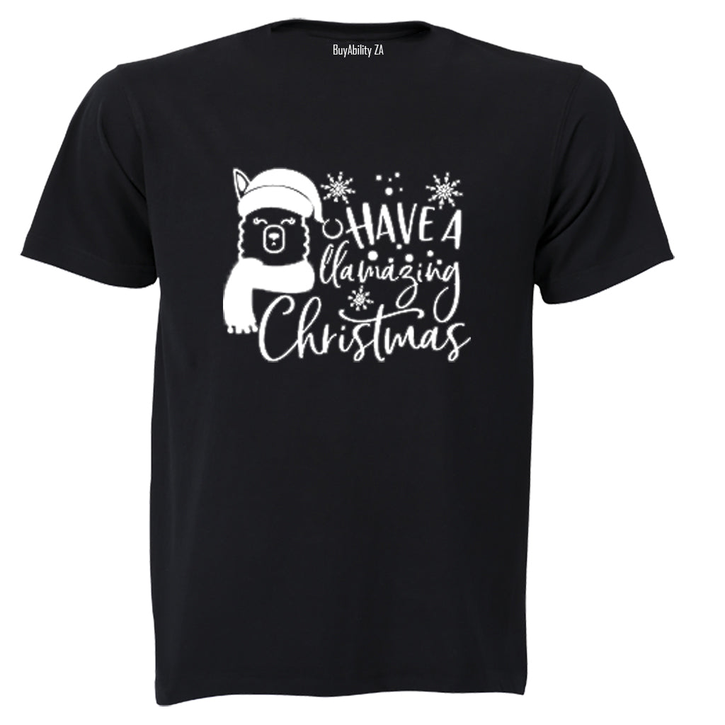 Llamazing Christmas - Kids T-Shirt