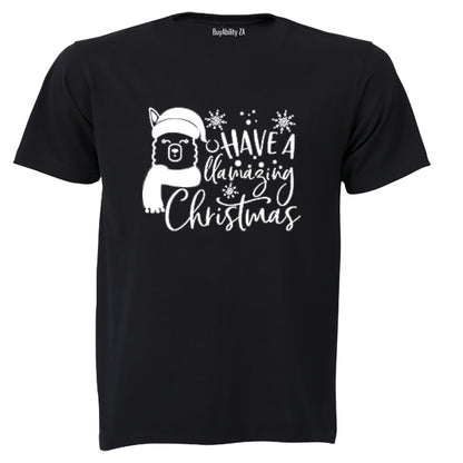 Llamazing Christmas - Kids T-Shirt