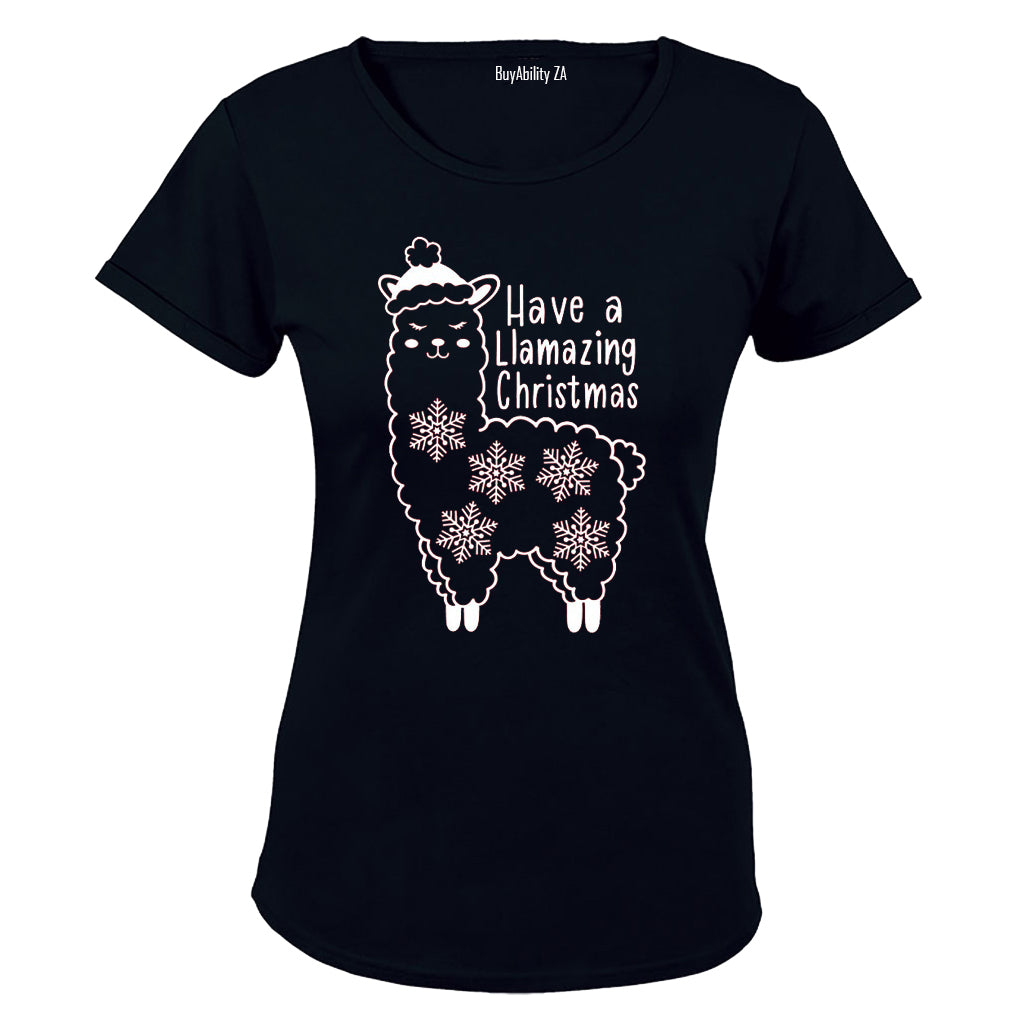 Llamazing Christmas - Ladies - T-Shirt