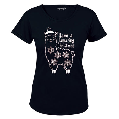 Llamazing Christmas - Ladies - T-Shirt