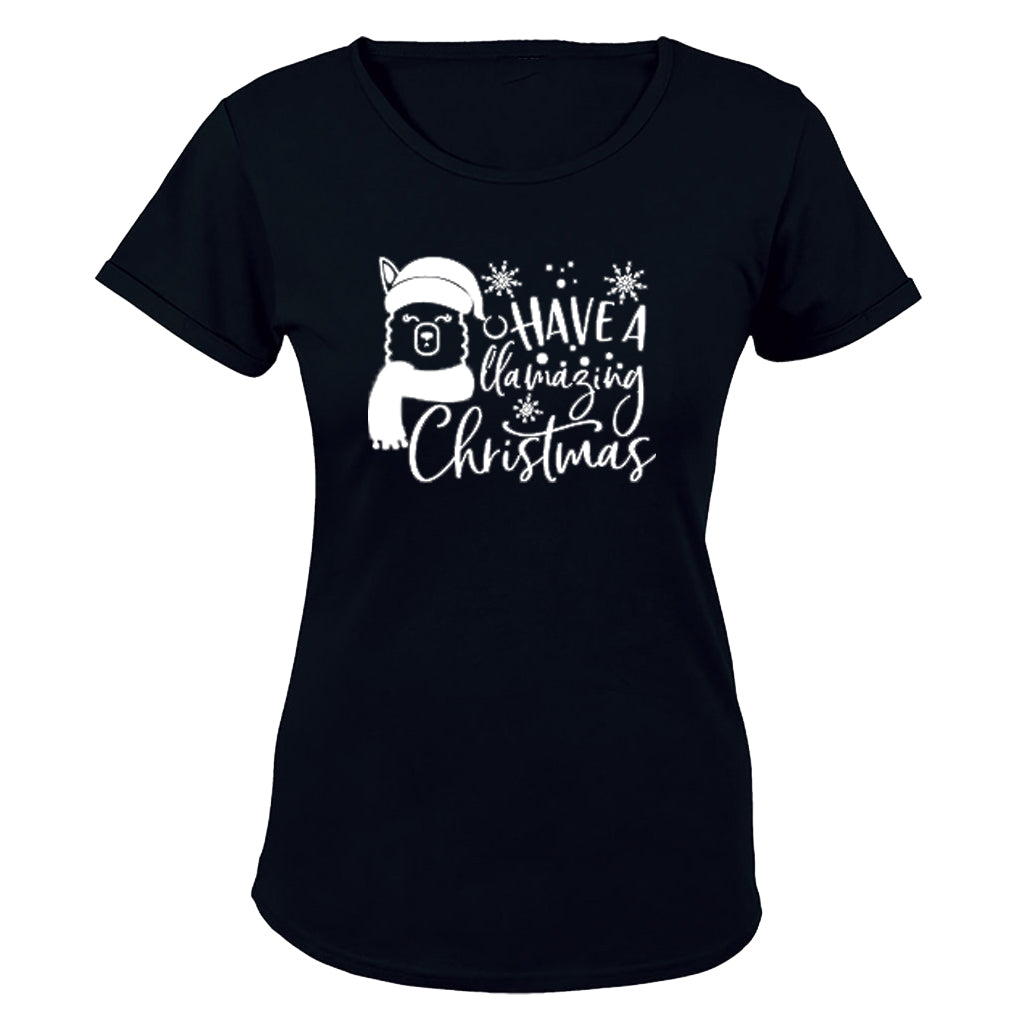 Llamazing Christmas - Ladies - T-Shirt - BuyAbility South Africa