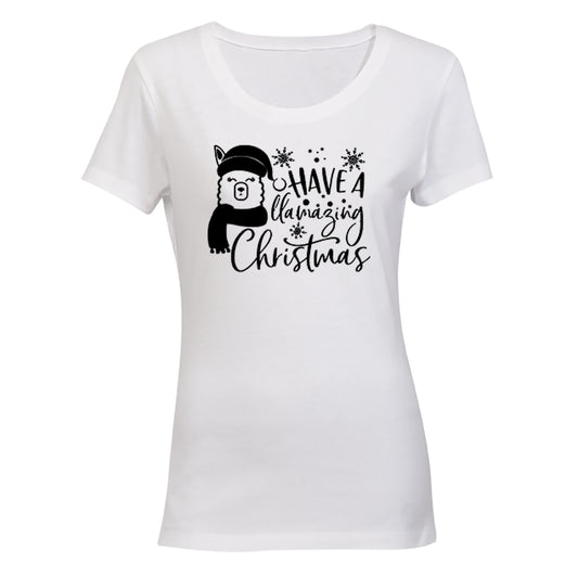 Llamazing Christmas - Ladies - T-Shirt - BuyAbility South Africa