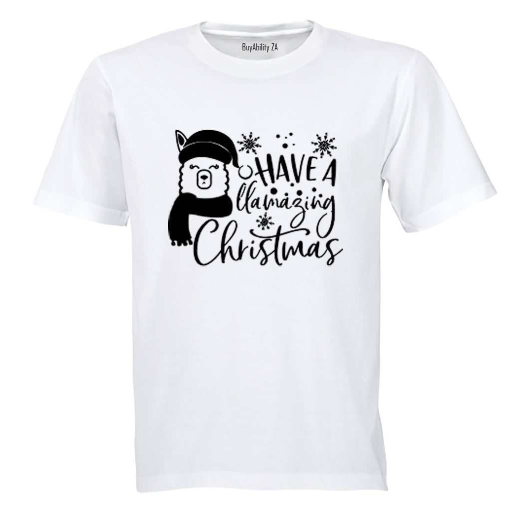 Llamazing Christmas - Kids T-Shirt