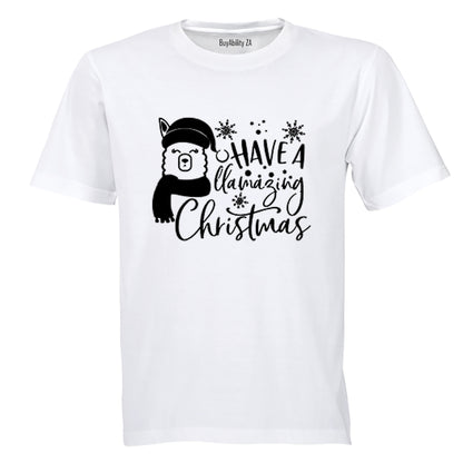 Llamazing Christmas - Kids T-Shirt