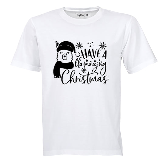 Llamazing Christmas - Kids T-Shirt