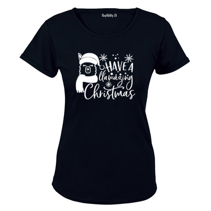 Llamazing Christmas - Ladies - T-Shirt