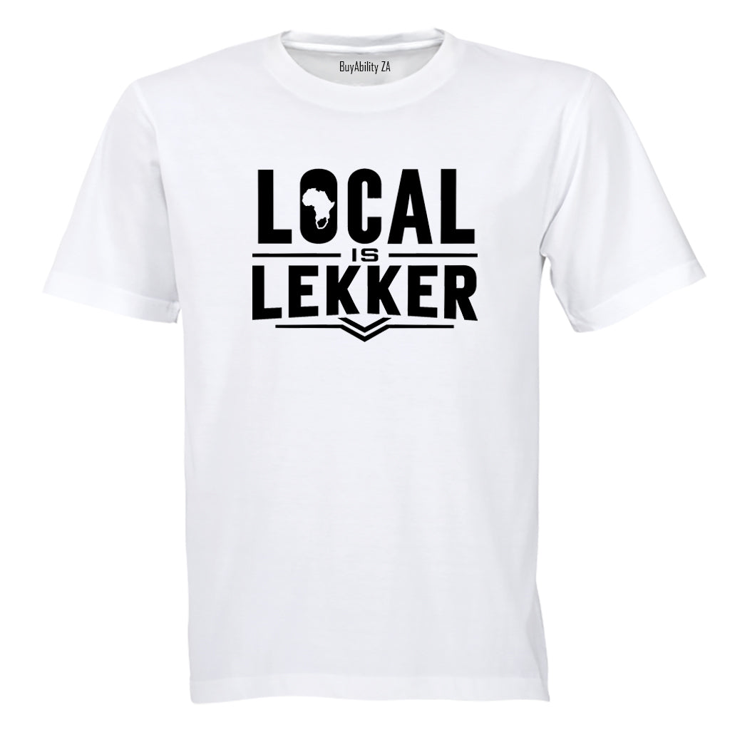 Local is Lekker South Africa - Adults - T-Shirt - BuyAbility South Africa