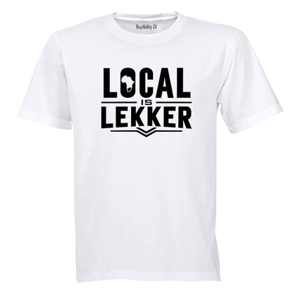 Local is Lekker South Africa - Adults - T-Shirt - BuyAbility South Africa