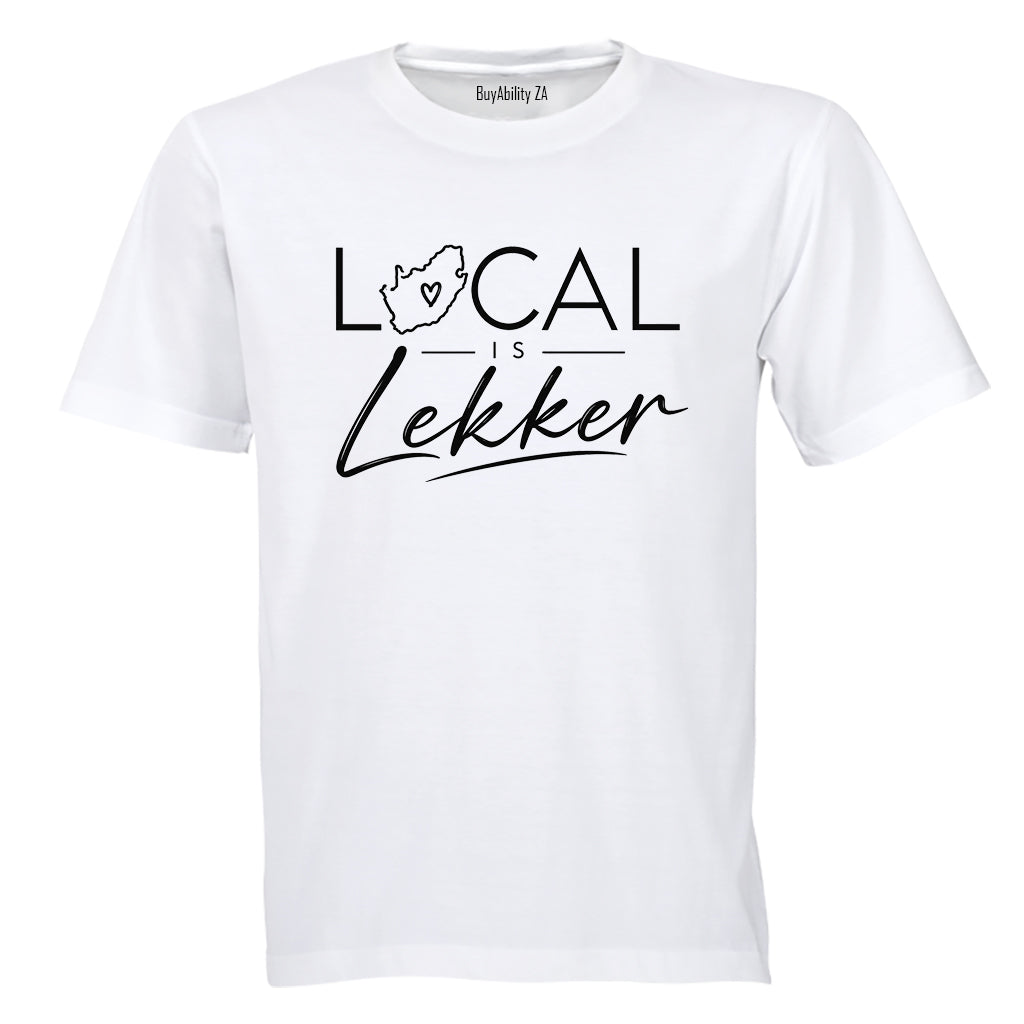 Local is Lekker SA - Adults - T-Shirt - BuyAbility South Africa