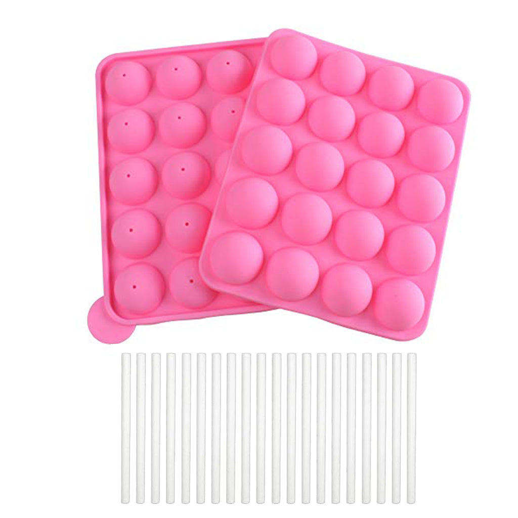 Silicone Cake Pop Mould Set with Sticks - BuyAbility