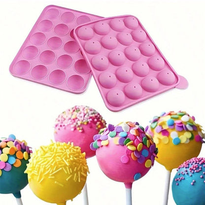 Silicone Cake Pop Mould Set with Sticks - BuyAbility