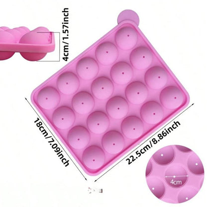 Silicone Cake Pop Mould Set with Sticks - BuyAbility