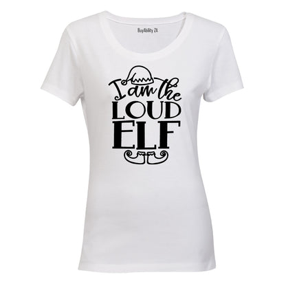 Loud Elf - Christmas - Ladies - T-Shirt