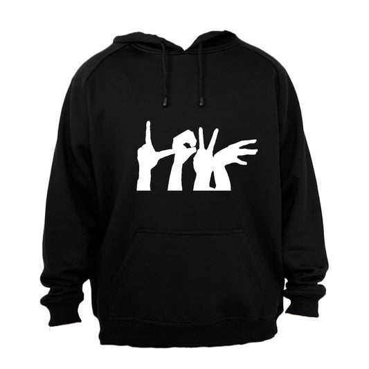 Love - Hand Sign - Hoodie - BuyAbility South Africa