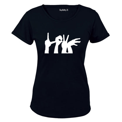 Love - Hand Sign - Ladies - T-Shirt