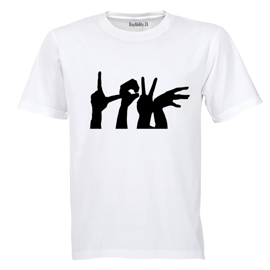Love - Hand Sign - Adults - T-Shirt