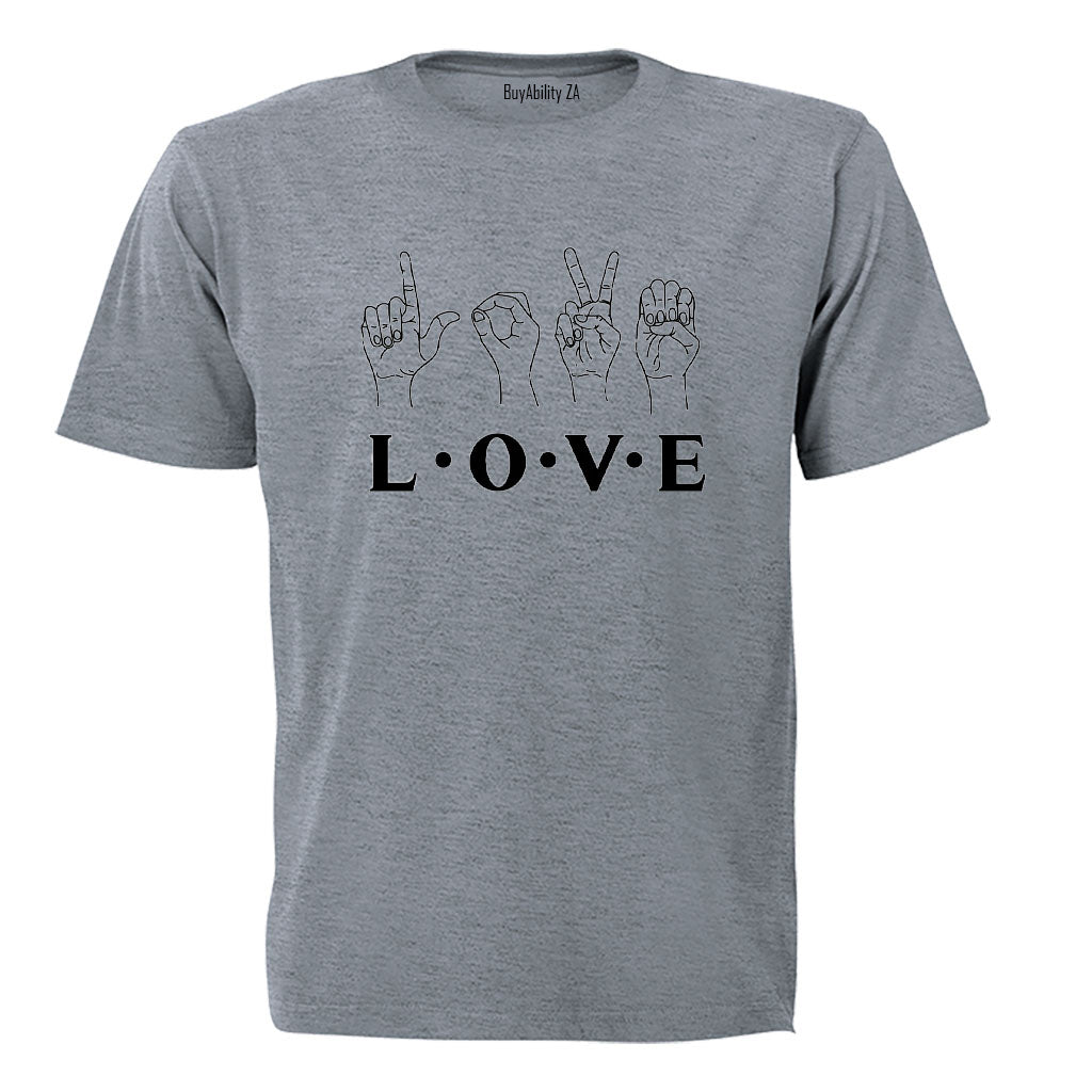 LOVE - Sign Language - Kids T-Shirt
