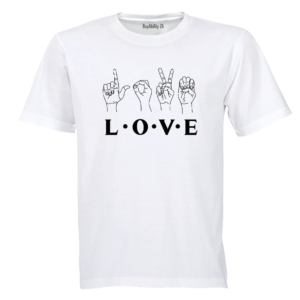 LOVE - Sign Language - Kids T-Shirt