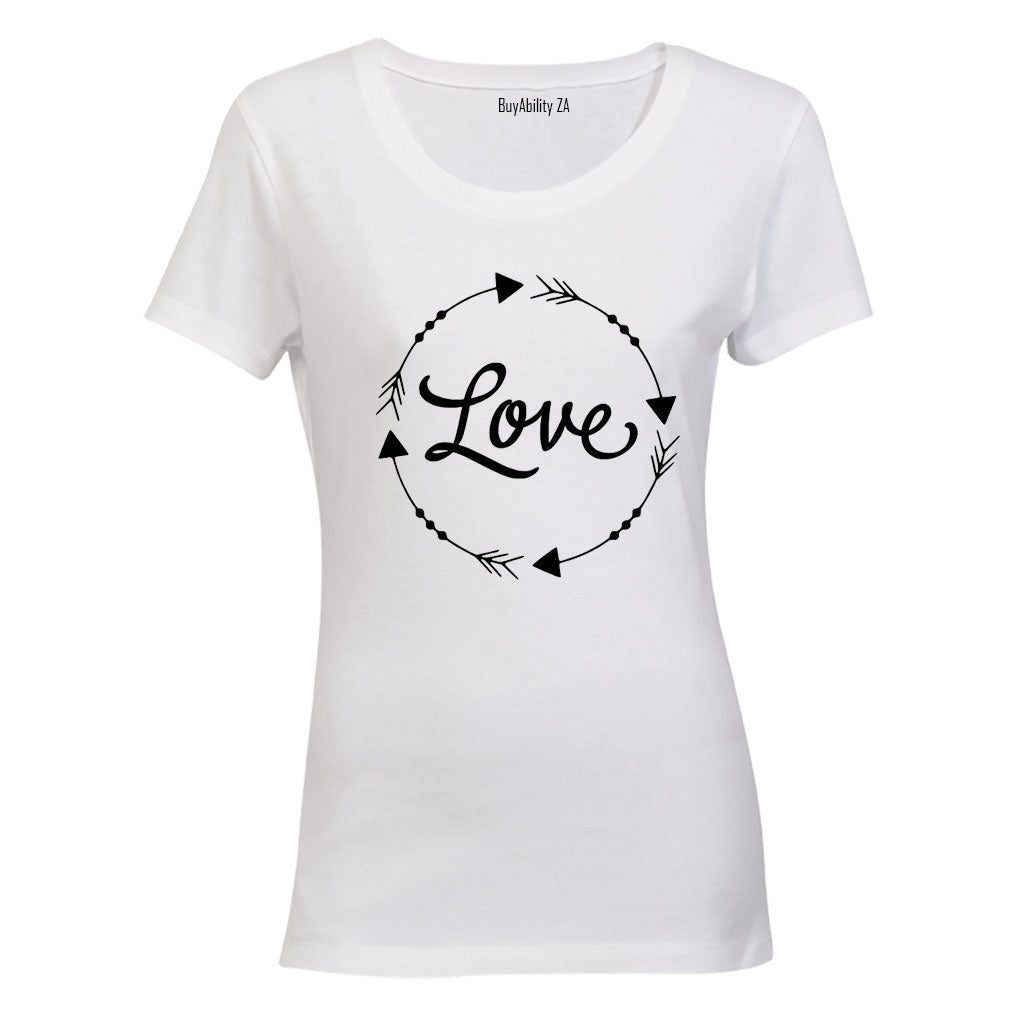 Love - Circular Design - Ladies - T-Shirt