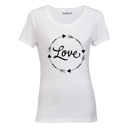 Love - Circular Design - Ladies - T-Shirt