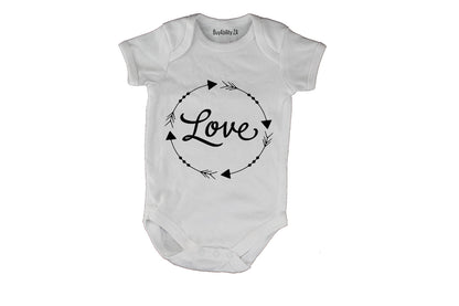 Love - Circular Design - Baby Grow