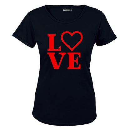 Love, Valentine Heart - Ladies - T-Shirt